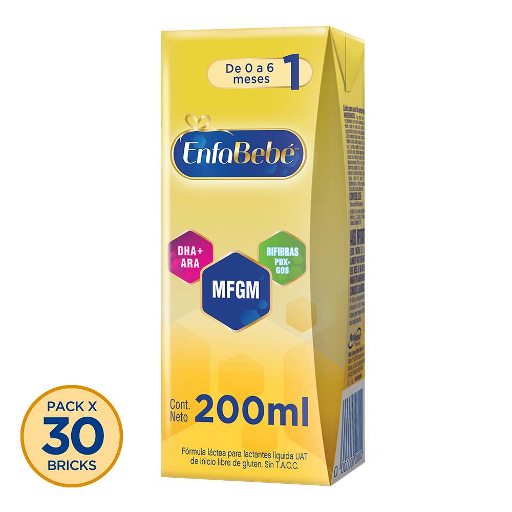 Leche Enfabebe 1 Premium 200 ml x 30 Unidades (copia)